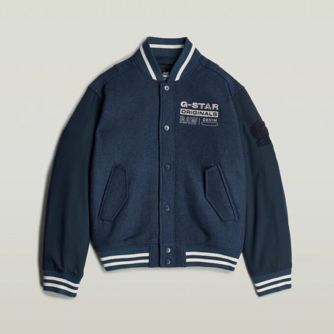 Varsity Wool Bomber