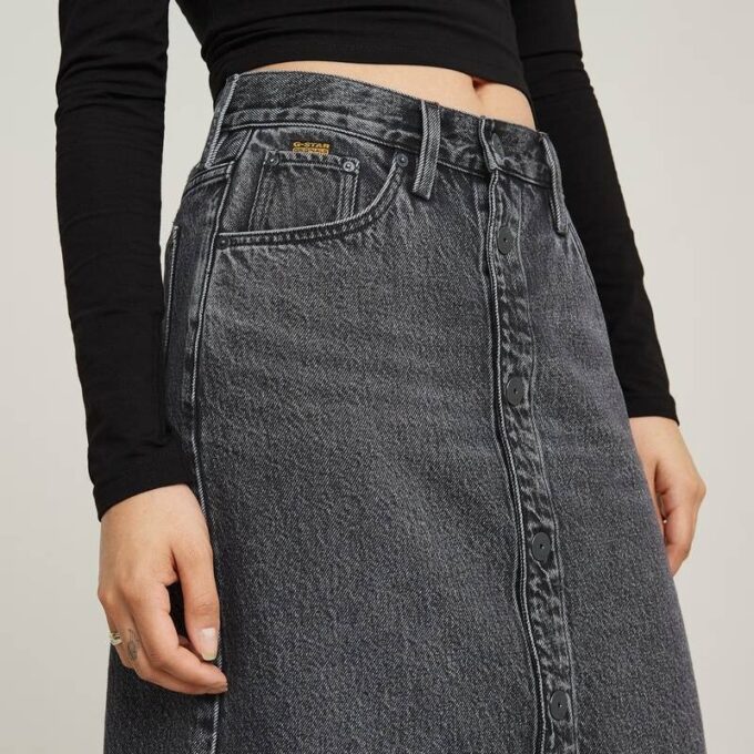 Viktoria Snaps Long Skirt