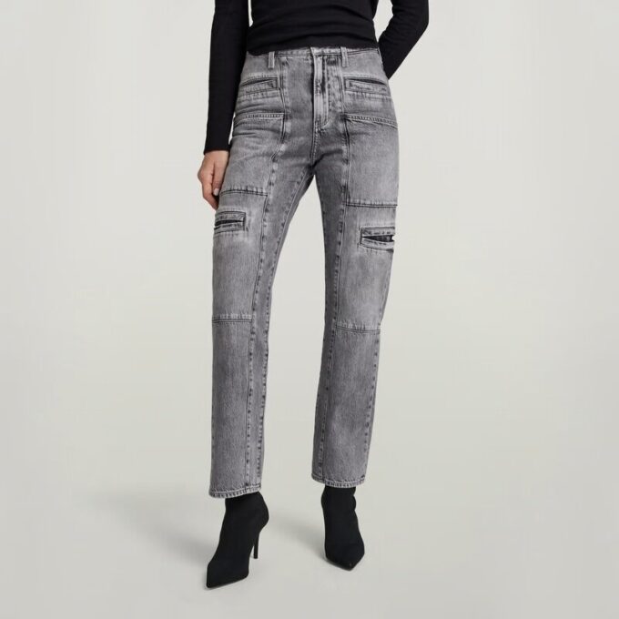 Viktoria Utility High Straight Jeans Viktoria Utility High Straight Jeans