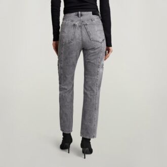 Viktoria Utility High Straight Jeans