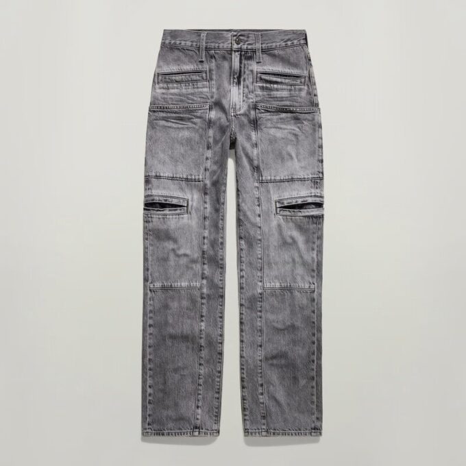 Viktoria Utility High Straight Jeans Viktoria Utility High Straight Jeans