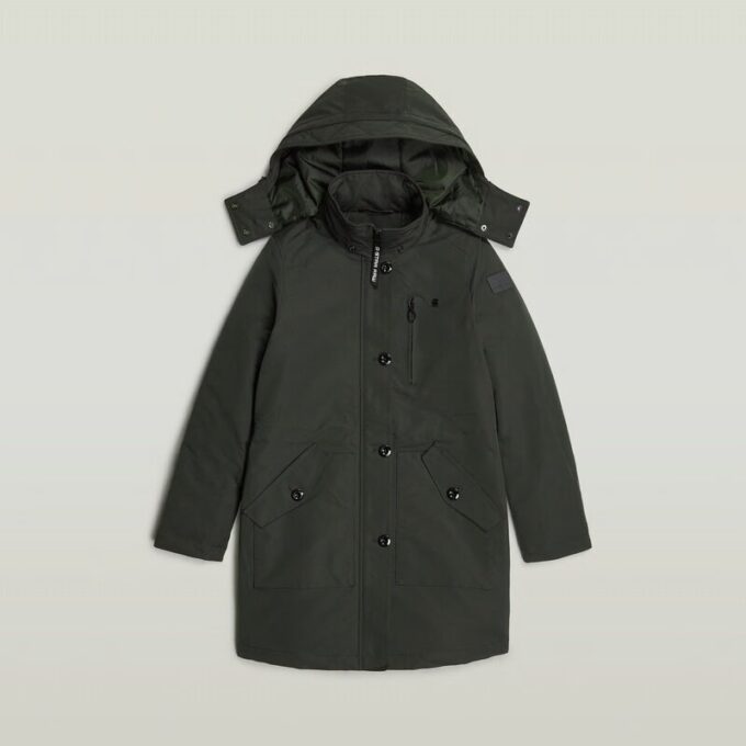 Vodan Padded Hooded Slim Parka Vodan Padded Hooded Slim Parka