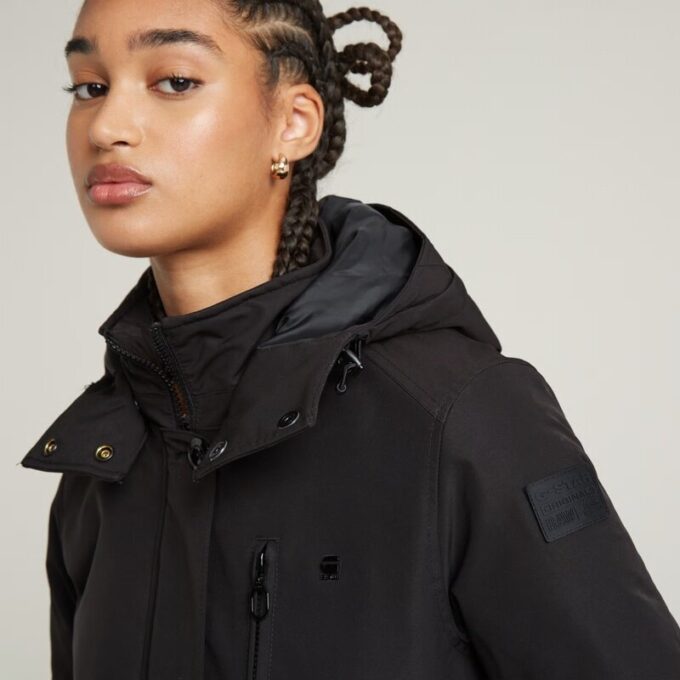 Vodan Padded Hooded Slim Parka