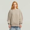Washed 3D Mix Oversized Sweater Washed 3D Mix Oversized Sweater