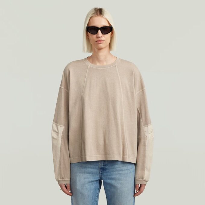Washed 3D Mix Oversized T-Shirt Washed 3D Mix Oversized T-Shirt