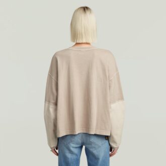 Washed 3D Mix Oversized T-Shirt