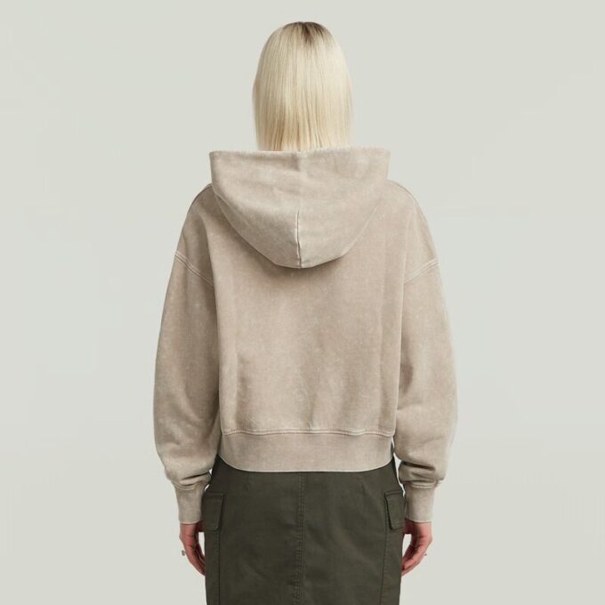 Washed A Line Script Hoodie Sweater Washed A Line Script Hoodie Sweater