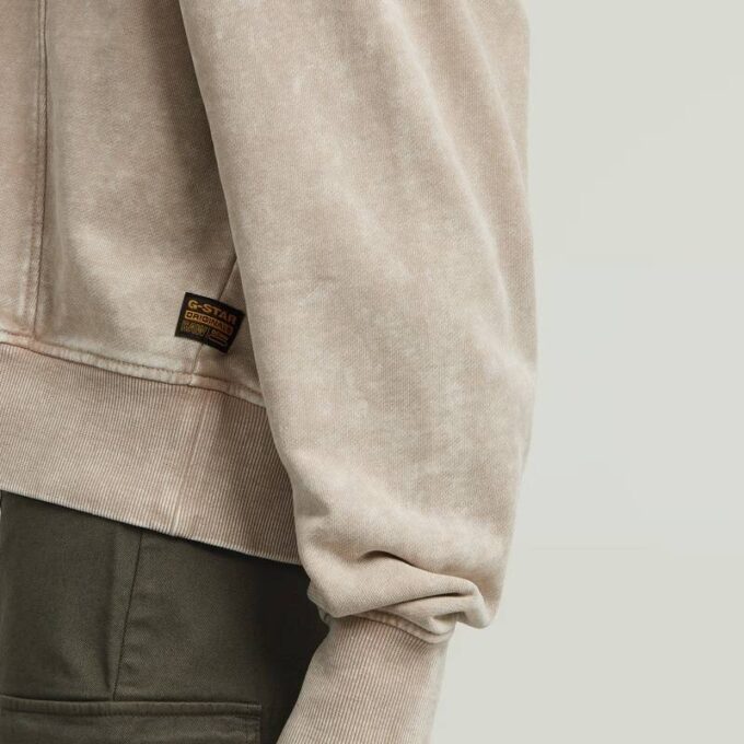 Washed A Line Script Hoodie Sweater Washed A Line Script Hoodie Sweater