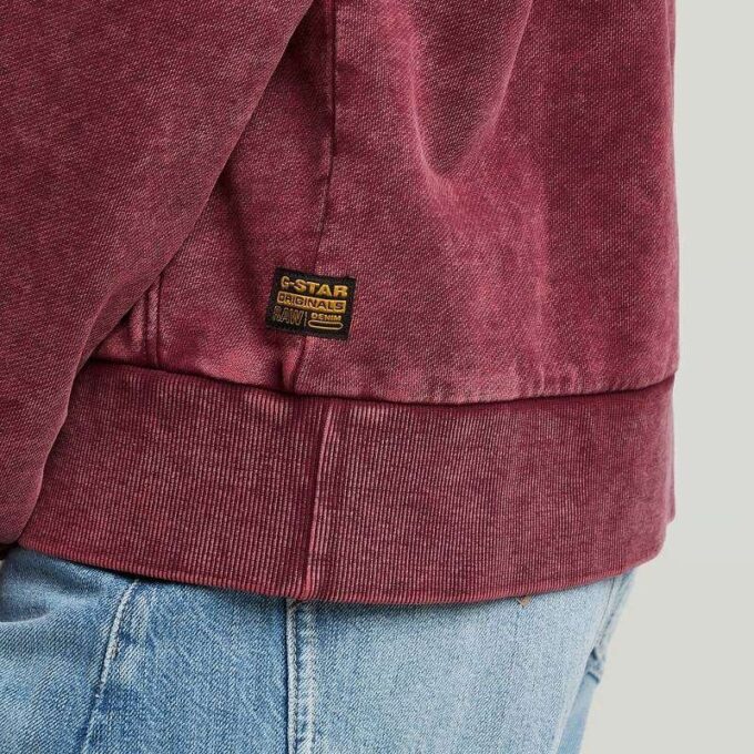 Washed A-Line Script Sweater