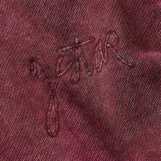 Washed A-Line Script Sweater