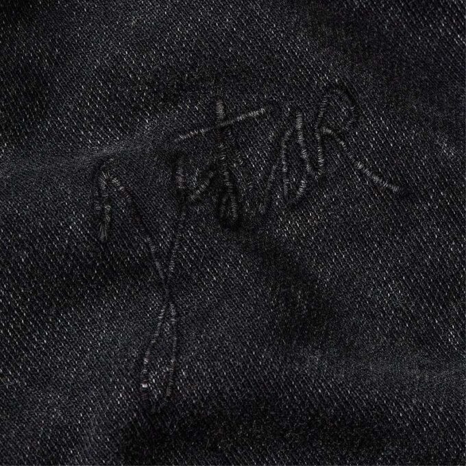 Washed A Line Script Sweater