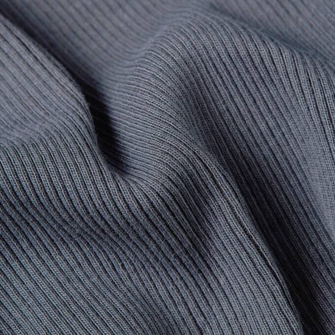 Washed A-Line Slim Rib T-Shirt