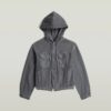 Washed Hoodie Sweater Jacket