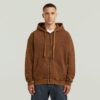 Washed Loose Full Zip Hoodie Washed Loose Full Zip Hoodie