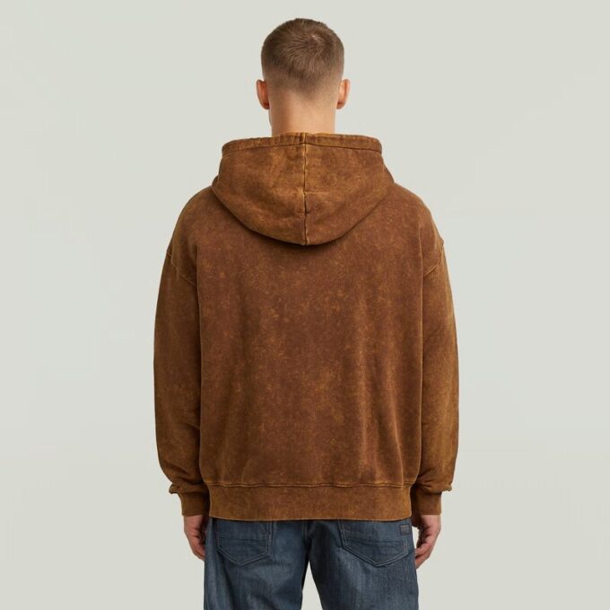 Washed Loose Full Zip Hoodie Washed Loose Full Zip Hoodie