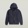 Washed Loose Full Zip Hoodie Washed Loose Full Zip Hoodie