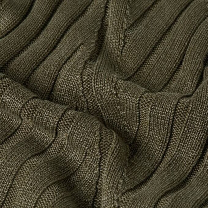 Washed Loose Turtle Knit