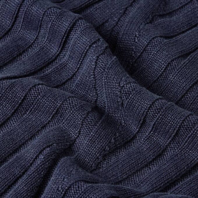 Washed Loose Turtle Knit