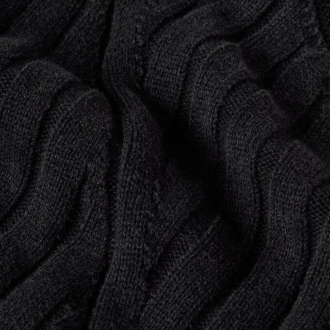 Washed Loose Turtle Knit