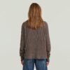 Washed Loose Turtle Knit Pullover
