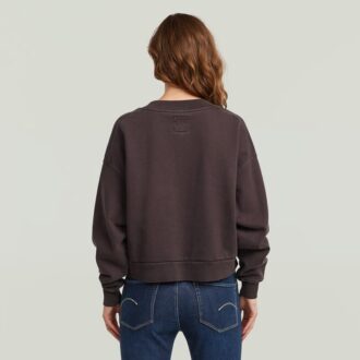 Washed Loose V Sweater