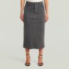 Washed Midi Sweater Skirt
