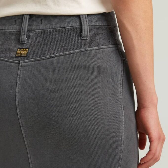 Washed Midi Sweater Skirt