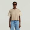 Washed Mix Boxy Cropped T-Shirt Washed Mix Boxy Cropped T-Shirt