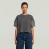 Washed Mix Boxy Cropped T-Shirt Washed Mix Boxy Cropped T-Shirt