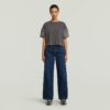 Washed Mix Boxy Cropped T-Shirt Washed Mix Boxy Cropped T-Shirt