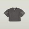 Washed Mix Boxy Cropped T-Shirt Washed Mix Boxy Cropped T-Shirt