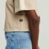 Washed Mix Boxy Cropped T-Shirt Washed Mix Boxy Cropped T-Shirt