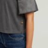 Washed Mix Boxy Cropped T-Shirt Washed Mix Boxy Cropped T-Shirt