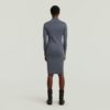 Washed Slim Rib Dress Washed Slim Rib Dress