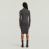 Washed Slim Rib Dress Washed Slim Rib Dress