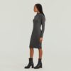 Washed Slim Rib Dress Washed Slim Rib Dress