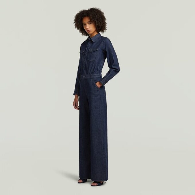 Western Wide Leg Jumpsuit Western Wide Leg Jumpsuit