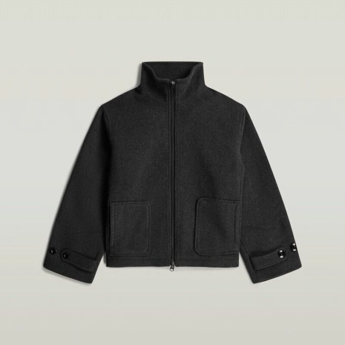 Wool Blouson Wool Blouson