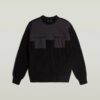 Woven Mix Knit Pullover
