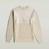 Woven Mix Knit Pullover