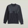 Woven Mix Knit Pullover