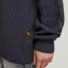 Woven Mix Knit Pullover