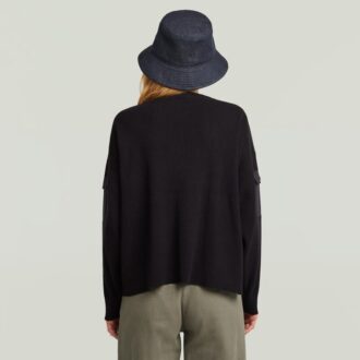 Woven Mix Ribbed Knit